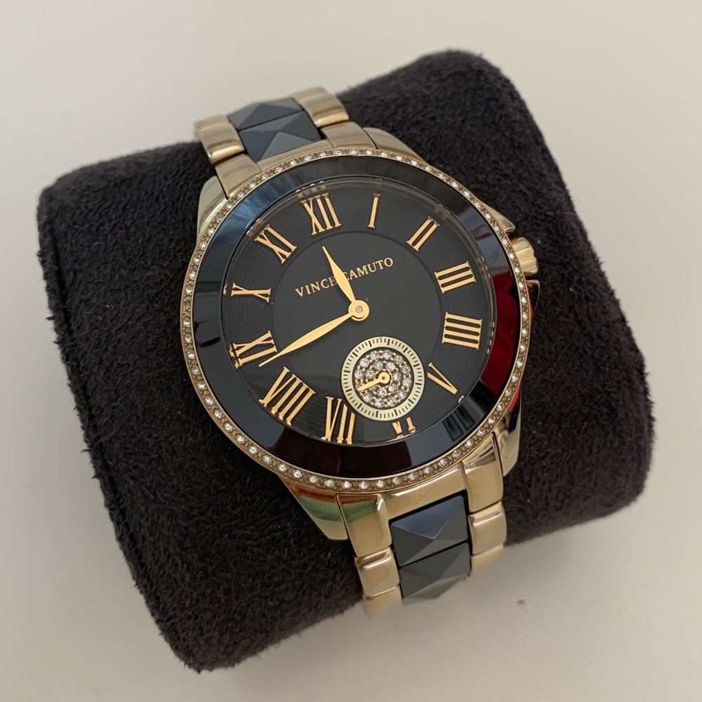 Swarovski, Ceramic & Steel Pyramid Bracelet Watch